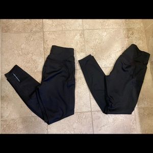 Athleta Running Tights x 2 size Medium